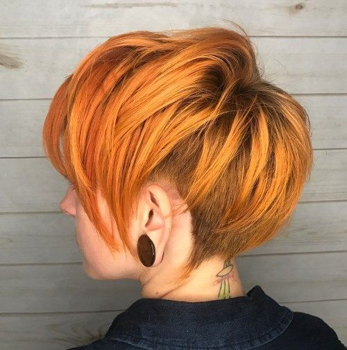 zázvor Pixie With Side And Back Undercut
