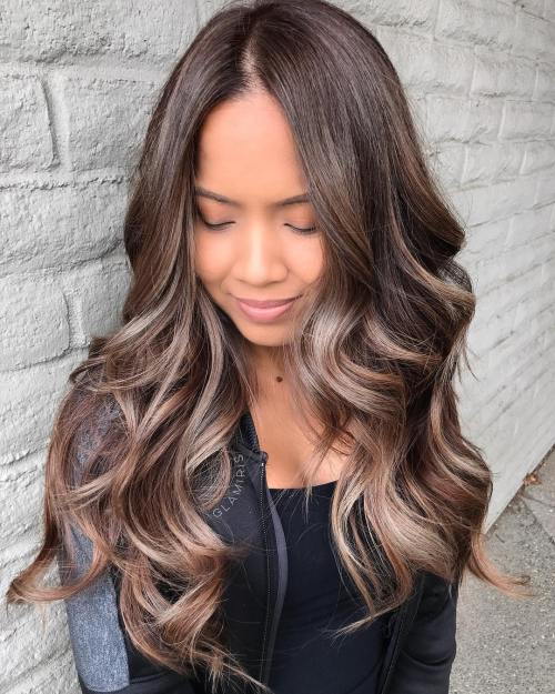Cool Bronde Balayage For Brunettes