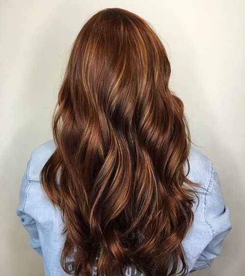 dolga Chocolate Brown Hair With Caramel Highlights