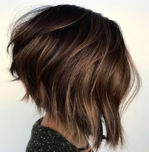 Цхоппи Inverted Bob With Subtle Highlights