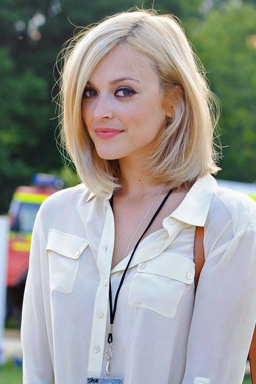 blondinka A-line bob hairstyle