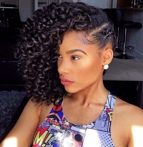 страна curly hairstyle for medium natural hair