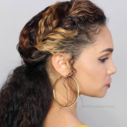 Круна Twist And Low Pony For Curly Hair