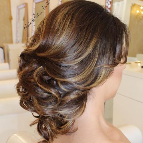 Formal Loose Curly Hairstyle