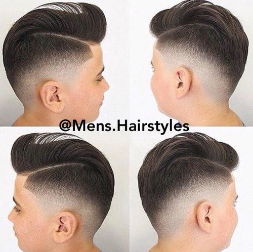 män's quiff hairstyle