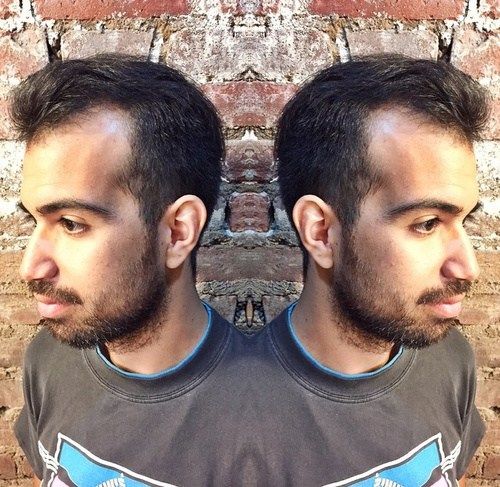 kif hairstyle for men with receding hairline