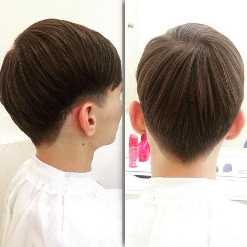 pojkar' layered haircut