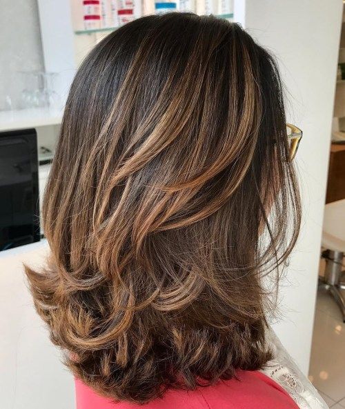 Srednje Layered Hairstyle For Thick Hair