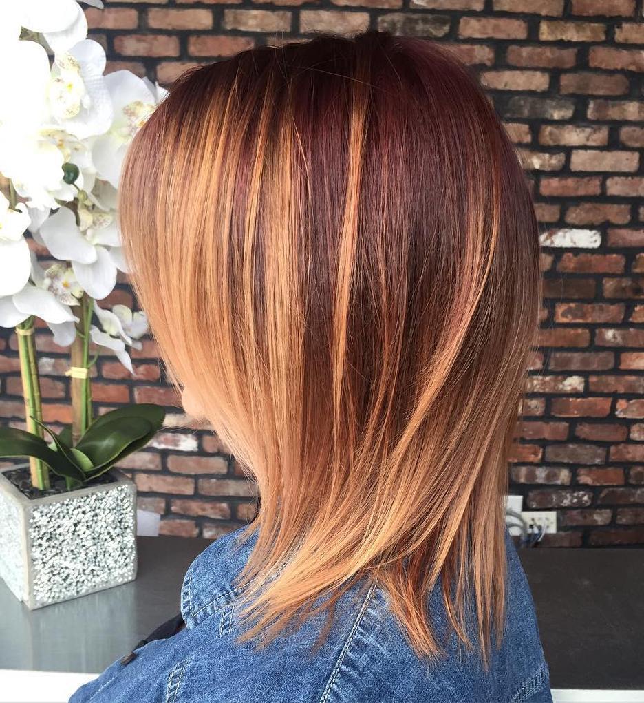 Mahagoni Hair With Caramel Highlights