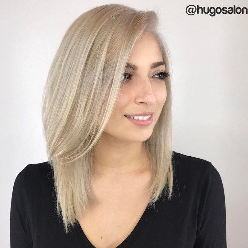 Средње Ash Bronde Hairstyle For Fine Hair