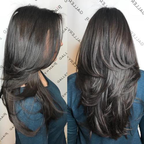 Tunsoare With Layers For Thick Long Hair
