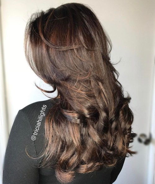 Brineta Hairstyle With Layers For Long Hair
