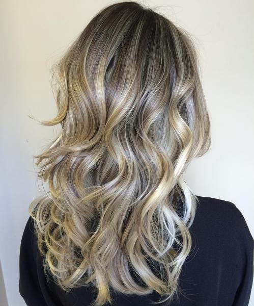 Pepel Blonde Hair With Golden Highlights