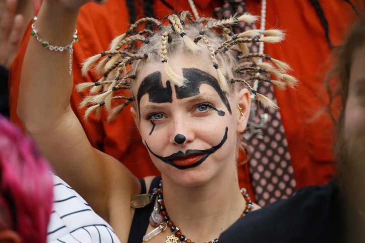 Juggalo Makeup Prevents Involuntary Facial Recognition and Surveillance 1