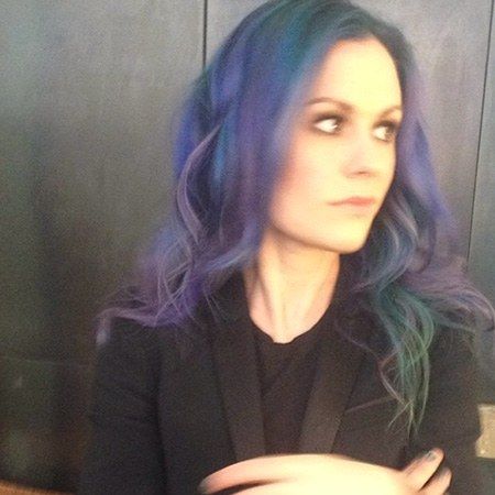 anna paquin purple hair