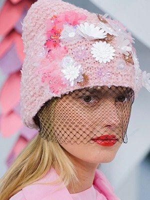 Цханел Spring Couture 2015 veil