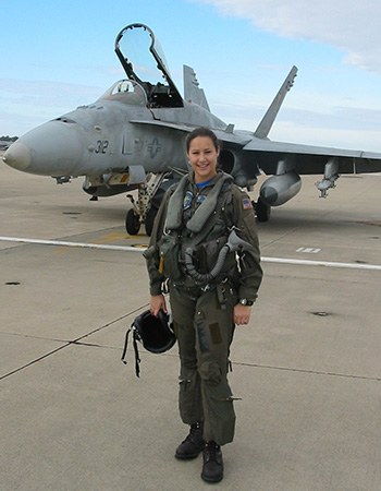 Lea Gabrielle fighter pilot