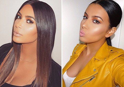 Kim kardashian jelena doppelganger