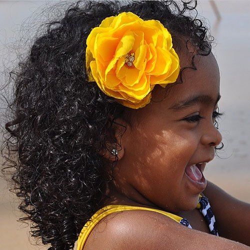 čierna toddler natural hairstyle