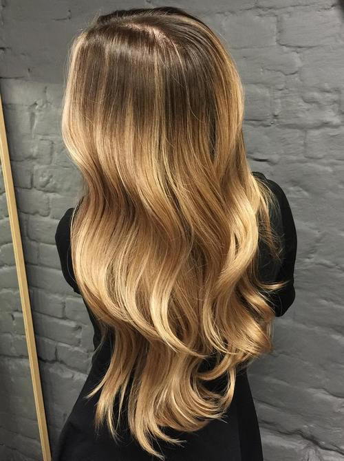 maro blonde ombre hair