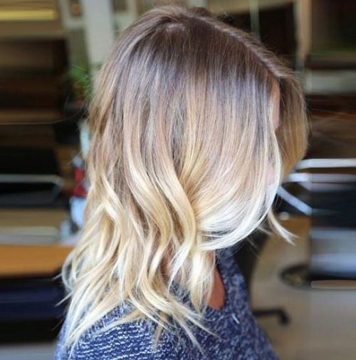 blond ombre for medium-to-long hair
