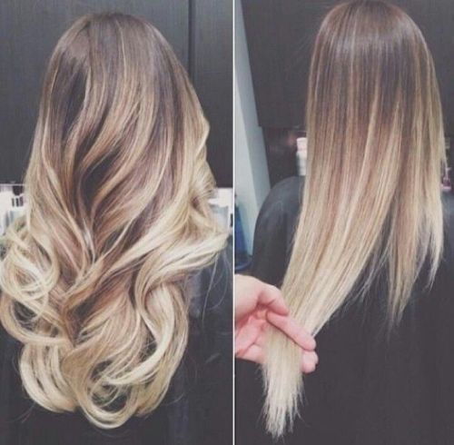 blond ombre for medium brown hair