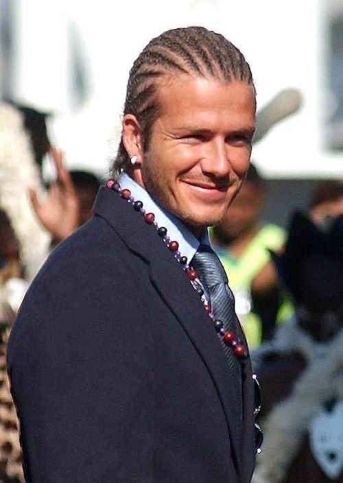 David Beckham medium hair