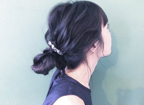 Messy Knot Updo