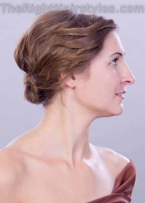 updo hairstyle for fine hair
