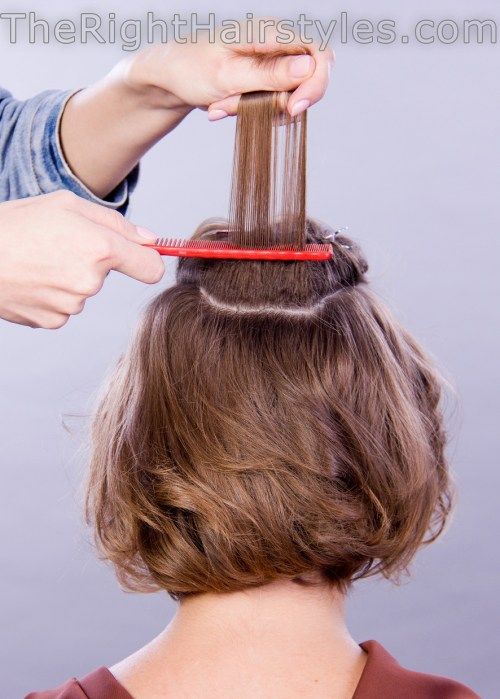 hur to make updo with a bouffant