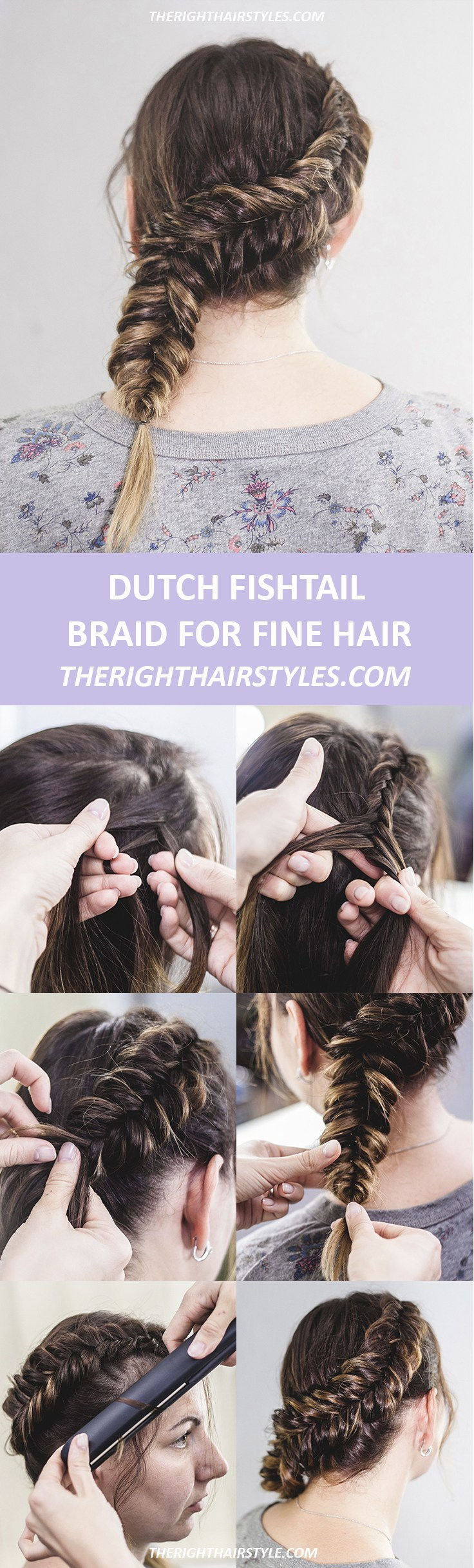 Холандски Fishtail Braid For Long Hair