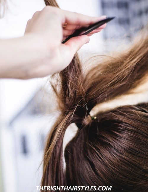 Hur to Do a High Ponytail: Step 4