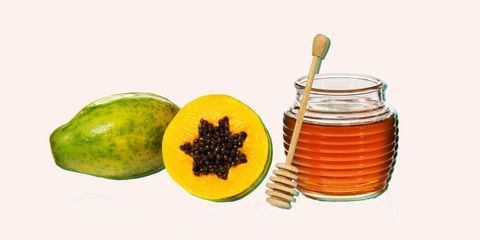 honung and papaya homemade face mask