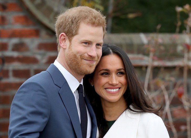 Принце Harry & Meghan Markle arrive for a photocall at Kensington Palace Garden