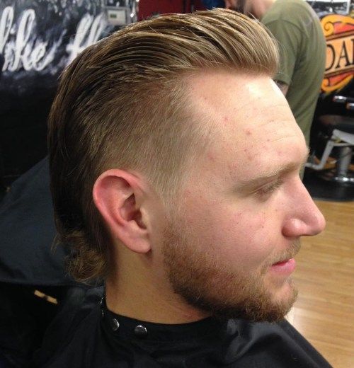 pompadour mullet hairstyle