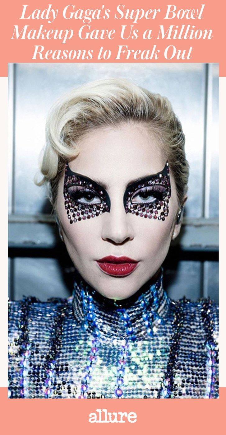 Gospa Gaga's Super Bowl Makeup Gave Us a Million Reasons to Freak Out: