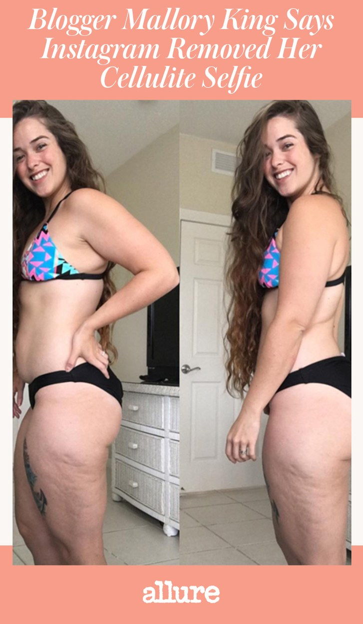 Фитнес Blogger Mallory King Says Instagram Removed Her Proud Cellulite Selfie