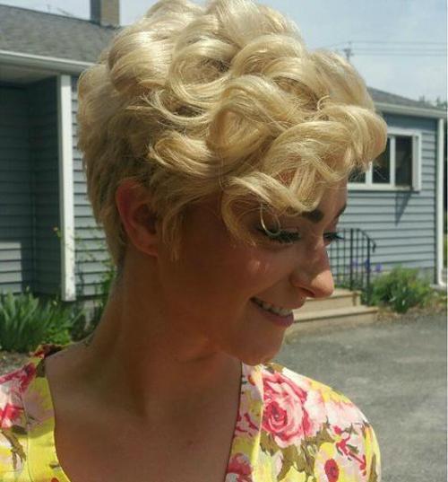 dlho curly pixie hairstyle