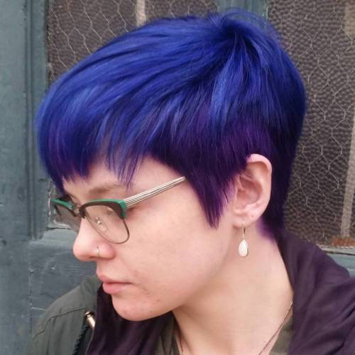 Modrá And Purple Pixie