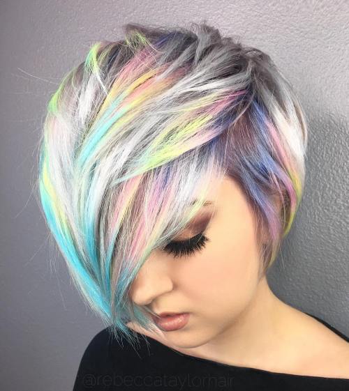 gri Pixie Bob With Pastel Highlights