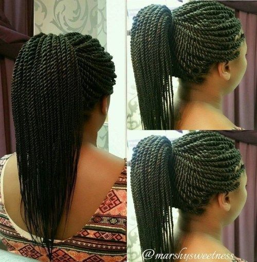 Ponytail For Rope Twists