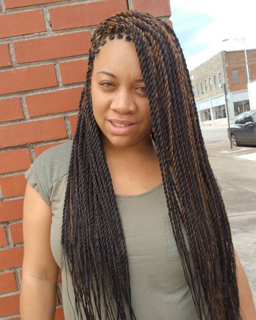 dlho Highlighted Senegalese Twists