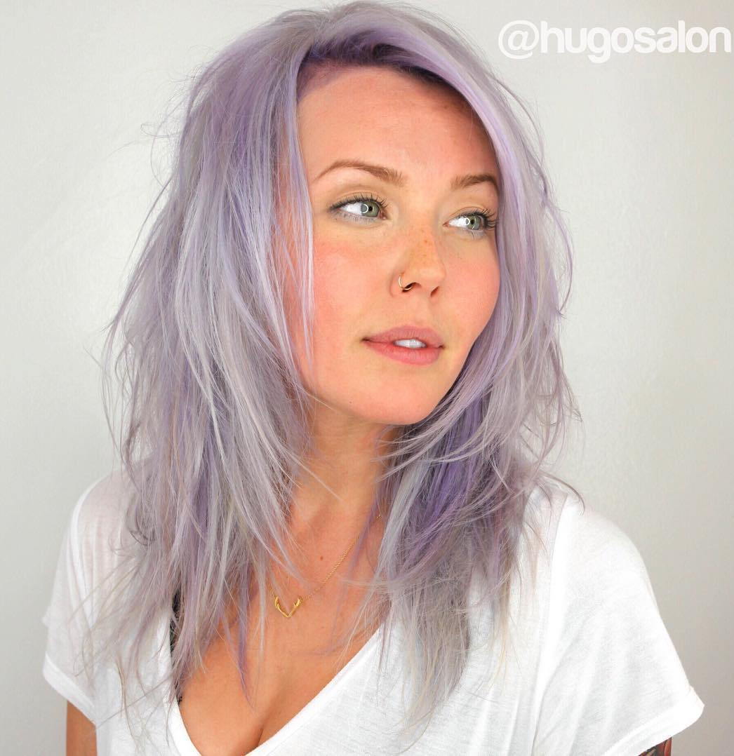 Lavendel Shag Hairstyle