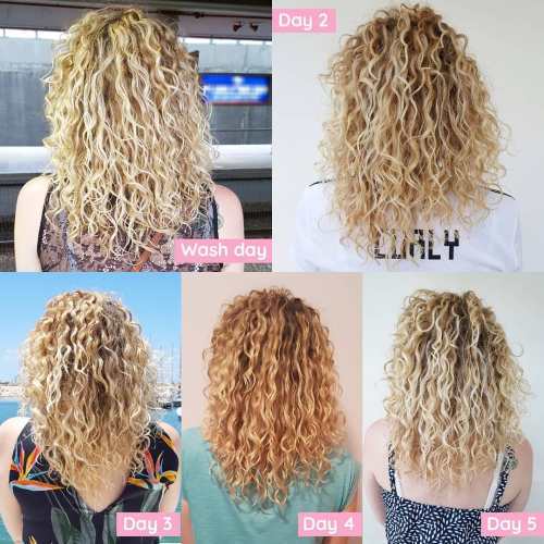 styling Curls Process