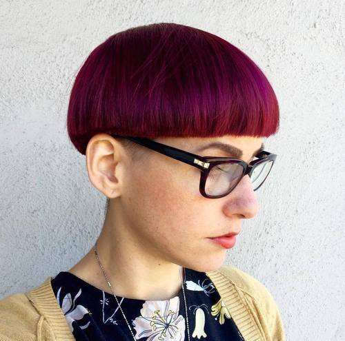 hipster bowl cut for girls