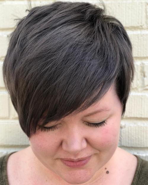 Layered Pixie For Chubby Faces
