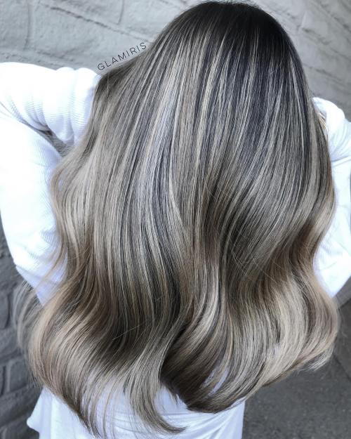 Temno Grey Hair With Babylights